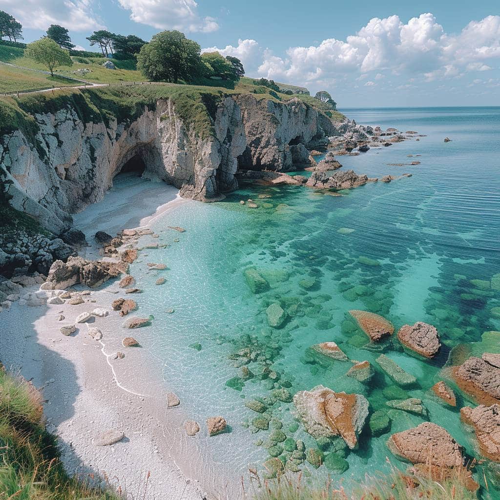 La plage du Coz-Pors à Trégastel