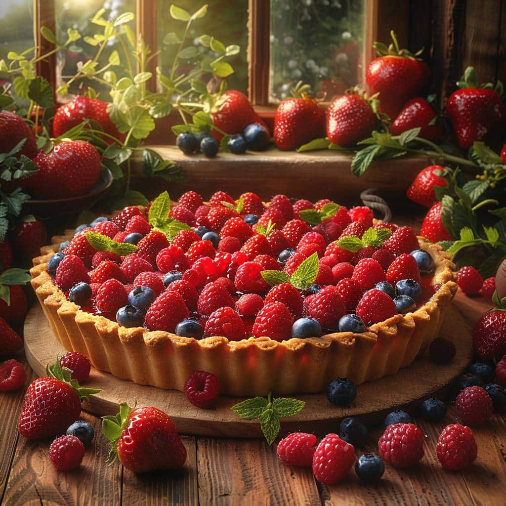 Recette : Tarte aux Fruits Rouges