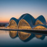 Centre culturel Heydar Aliyev bâtiment moderne innovant