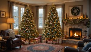 Décoration festive pour sapin aux tendances 2025