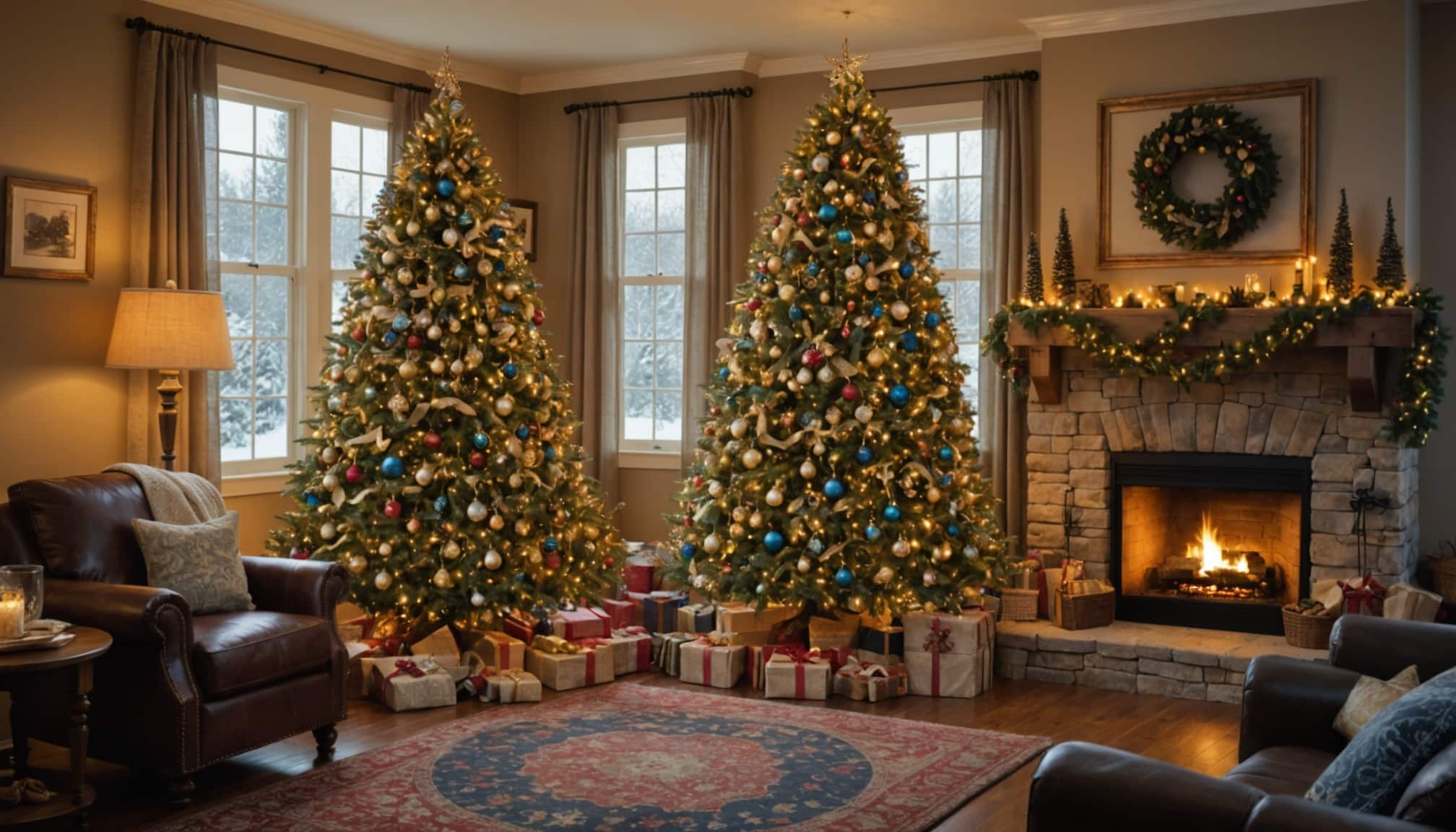 Décoration festive pour sapin aux tendances 2025