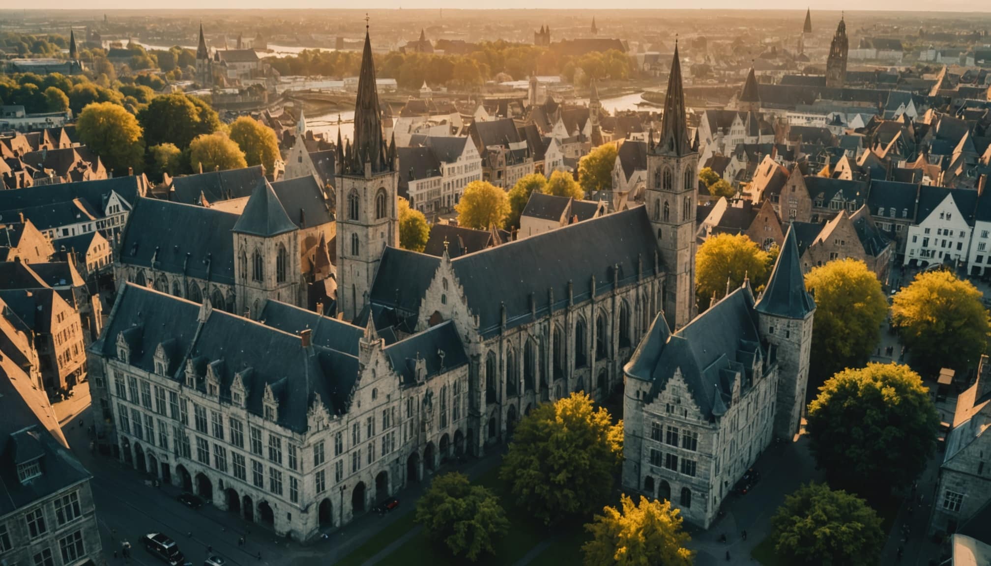 Ville belge avec monuments historiques et culture vivante  
Découverte des destinations culturelles en Belgique