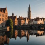 Ville belge avec monuments historiques et culture vivante
