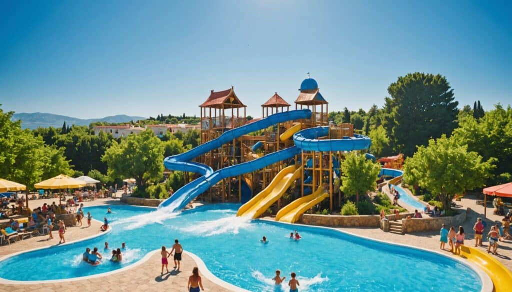 Parc aquatique en Grèce pour familles en vacances